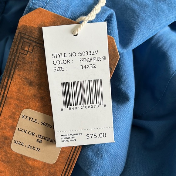 VINTAGE BRASS PANTS SIZE 34X32 MSRP $75.00 NWT - Picture 6 of 8